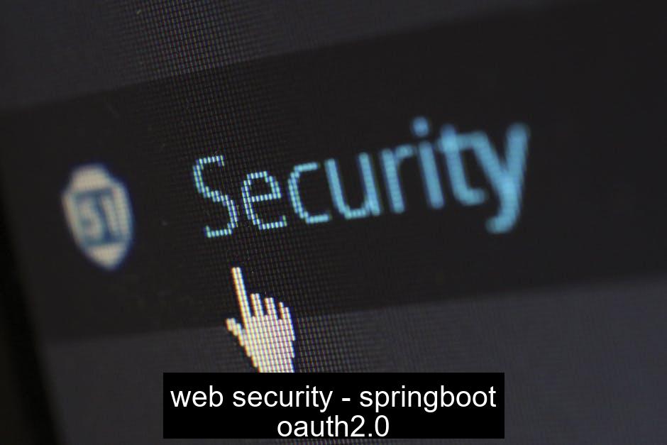 OAuth2 Implementation in Spring Boot
